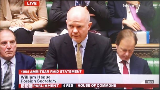 william hague announcement on 1984 genocide documents