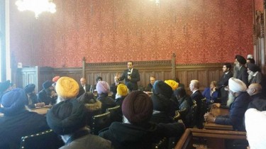 Paul Uppal MP addressing the APPG for British Sikhs