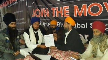 Bhai Bhatti with members of Sikh Youth Federation Bhindrawale