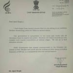 Letter by Kejriwal (Click to enlarge)