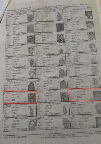 Voter Registration List Shows Two Different Baljinder Kaurs, As Opposed to Claims by Balkar Sidhu
