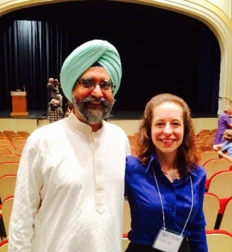  Terri Eickel, Executive Director of the Summit and Rajwant Singh 