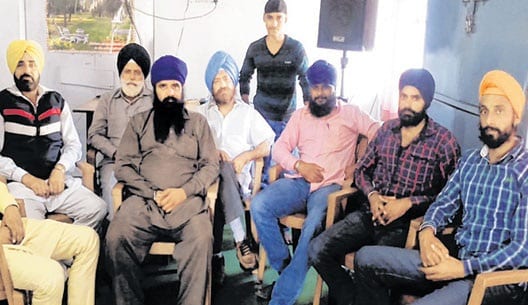 Sikhs detained in Haridwar Jail road police line