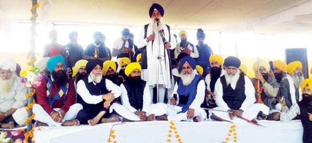 Akal Takht Sahib appointed Jathedar Giani Gurbachan Singh addressing the Sangat