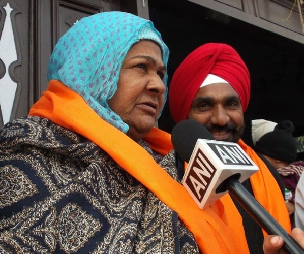 Bibi Gurmeet Kaur who converted back into Sikhism