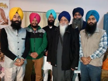 Executive Body of Sikh Youth Front with Bapu Soorat Singh Khalsa
