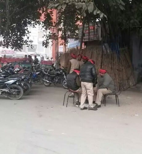Police in Amritsar Sahib