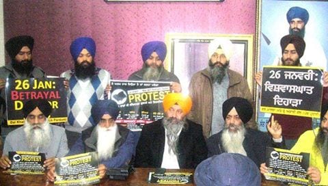 Leaders of Dal Khalsa and SAD (Panch Pardhani) announces to observe Jan 26 as Black Day