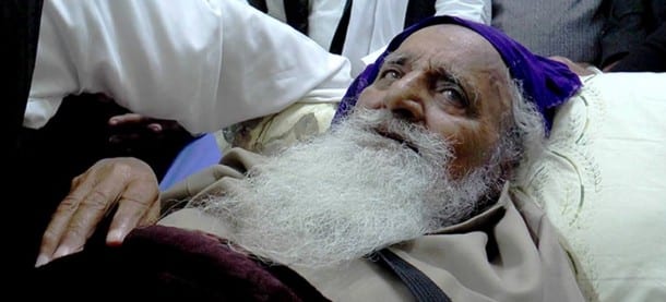 File Photo: Bapu Surat Singh Khalsa before police tried to force feed him