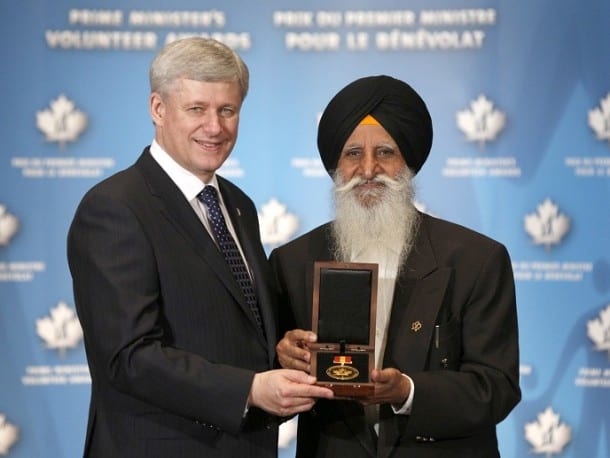 Canadian PM honouring Dr. Raghbir Singh Bains