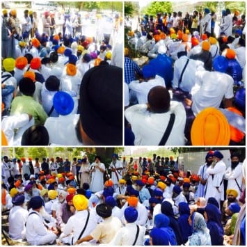 Sikhs from all over Punjab supporting Bapu Surat Singh
