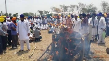 Bapu Tarlok Singh Cremation 2