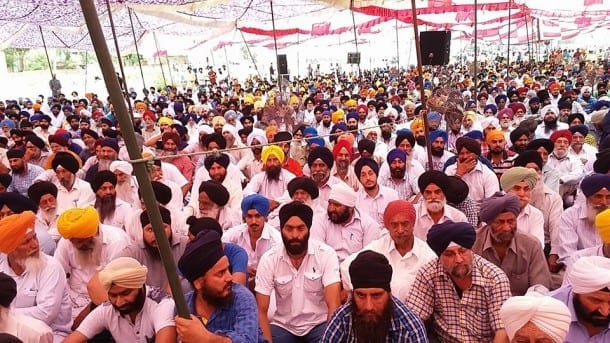 Sikh Sangat in huge number gathered in Antim Ardas Samagam of Shaheed Bhai Jashjit Singh
