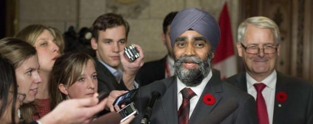 the-canadian-military-wont-stand-for-any-racism-against-new-defense-minister-1447282724