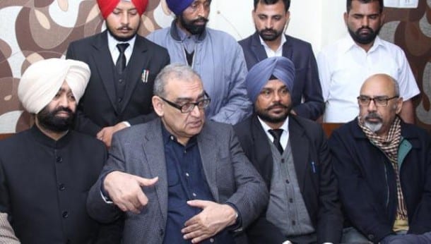 Justice Markandey katju interacting with media persons