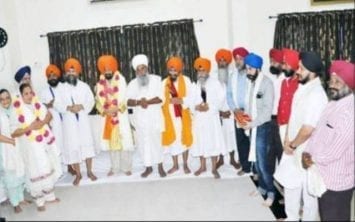 Baba Kulwant Singh, Takht Jathedar, and Takht Sewadars, with open arms welcome and honor the RSS’ Tara ‘Singh’ as Takht Sahib Board’s President