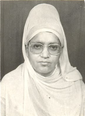 Bibi Amarjit Kaur of the Akhand Kirtani Jatha
