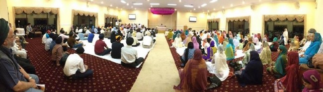View of the community inside the Maryland Gurdwara