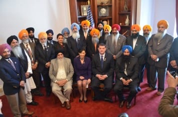 American Sikh Congressional Caucus (ASCC) with Representative Judy Chu (D-CA) and Representative David Valadao (R-CA) 