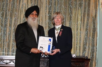 Dr. Raghbir Singh Bains honoured with Canadian Award