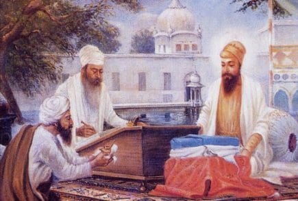 Guru Arjan and Bhai Gurdas