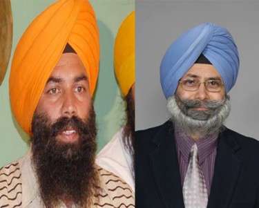 Karnail Singh Peer Mohammad (left) and Advocate H.S. Phoolka