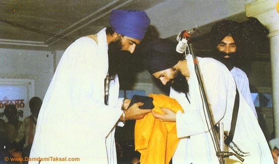 Sant Jarnail Singh and Bhai Amrik Singh 