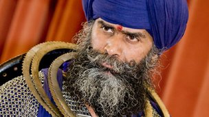 Niddar: A Sanatanist disguised as Nihang.  Picture Credit: BBC.co.uk