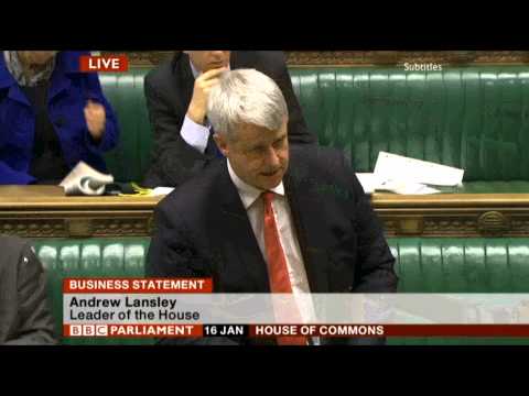 Jon Ashworth MP question to Andrew Lansley on 1984 comments - 16 Jan 2014