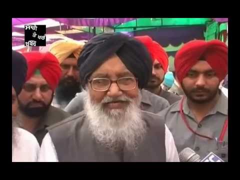 Punjabi Chief Minister Parkash Badal Refuses To Comment on Bapu Surat Singh Khalsa&#039;s struggle