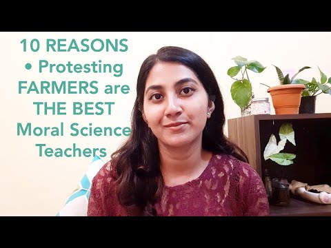 FARMERS PROTESTING - THE BEST MORAL SCIENCE TEACHERS