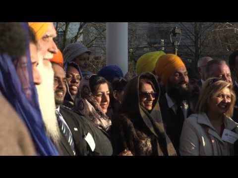 Raising of the Sikh Flag or Nishaan Sahib
