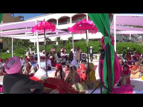 Destination Sikh Gujarati Wedding | Gujarati Song Pankheera after Lavan