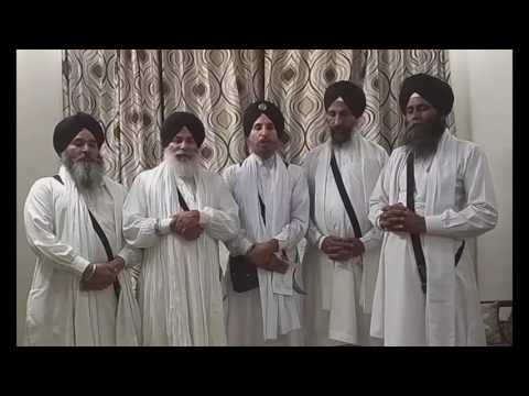 Video message from Panj Pyarae from Amritsar on 15th Oct 2016