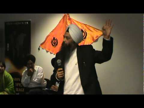 Jarnail Singh speech at the European Sikh Summit in Paris.