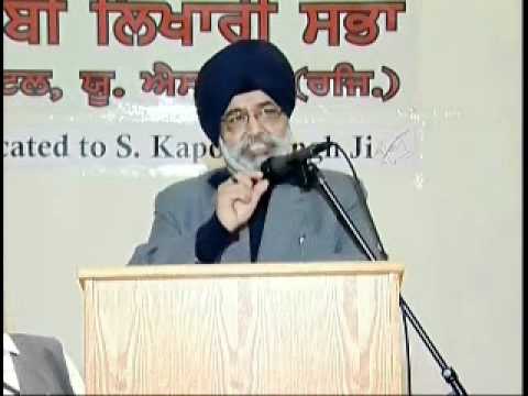 A Lecture at a Seminar on Sirdar Kapur Singh in Seattle