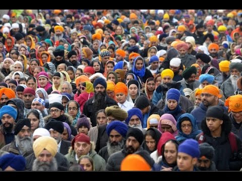 Sikhs parade in West Bromwich and Smethwick