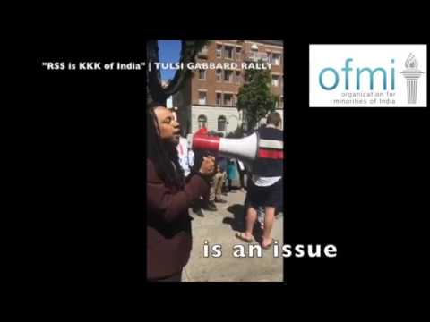 &quot;RSS is KKK of India&quot; | Tulsi Gabbard Rally