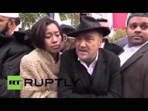 George Galloway Speaks Against Modi at Protests