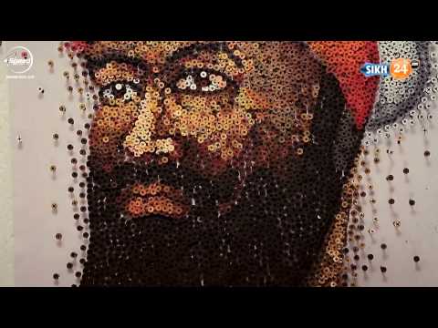 Sikh24 Inspiration - Pin Art of Guru Gobind Singh