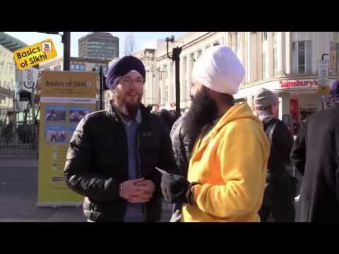 White English student &#039;Nick Singh&#039;s&#039; Story of coming into Sikhi - Cardiff Street Parchar