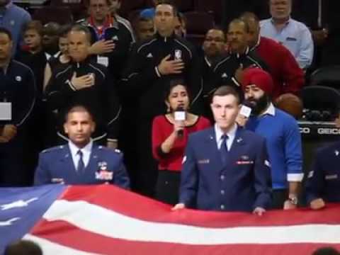 NBA Game Has Two Sikhs Singing The National Anthem