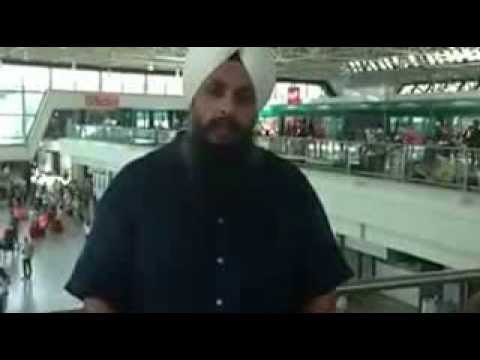 Paramjit Singh Rana at Rome Airport