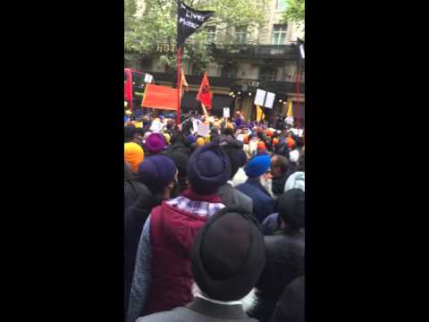 UK Protests on on going Punjab Crisis