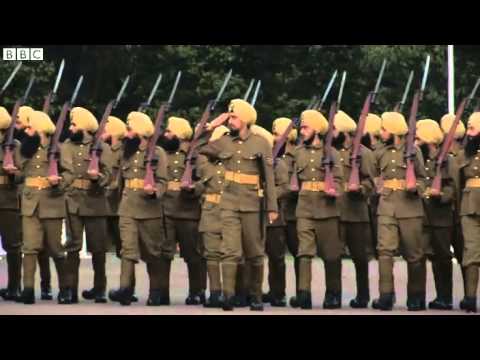 British Sikhs Re-Enact World War 1