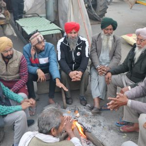 Agitating Farmers at Singhu border New Delhi 13